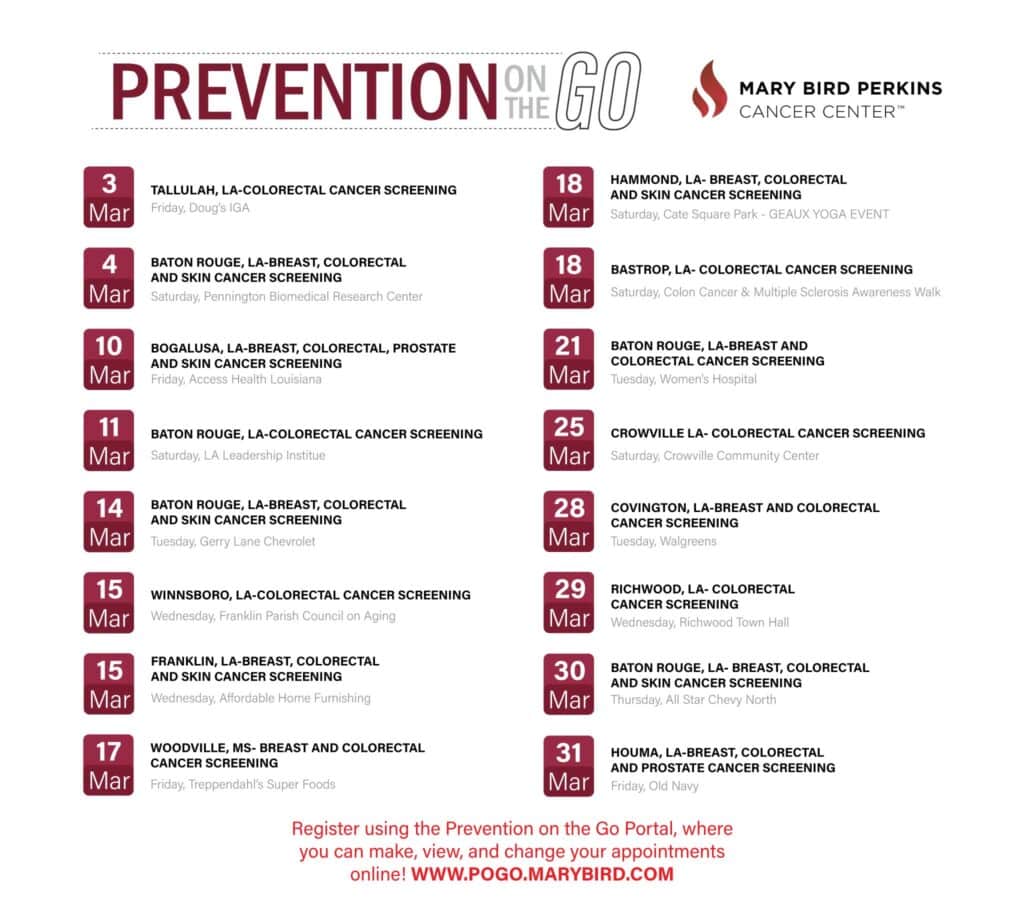 marybirdperkins prevention schedule MARCH WEB